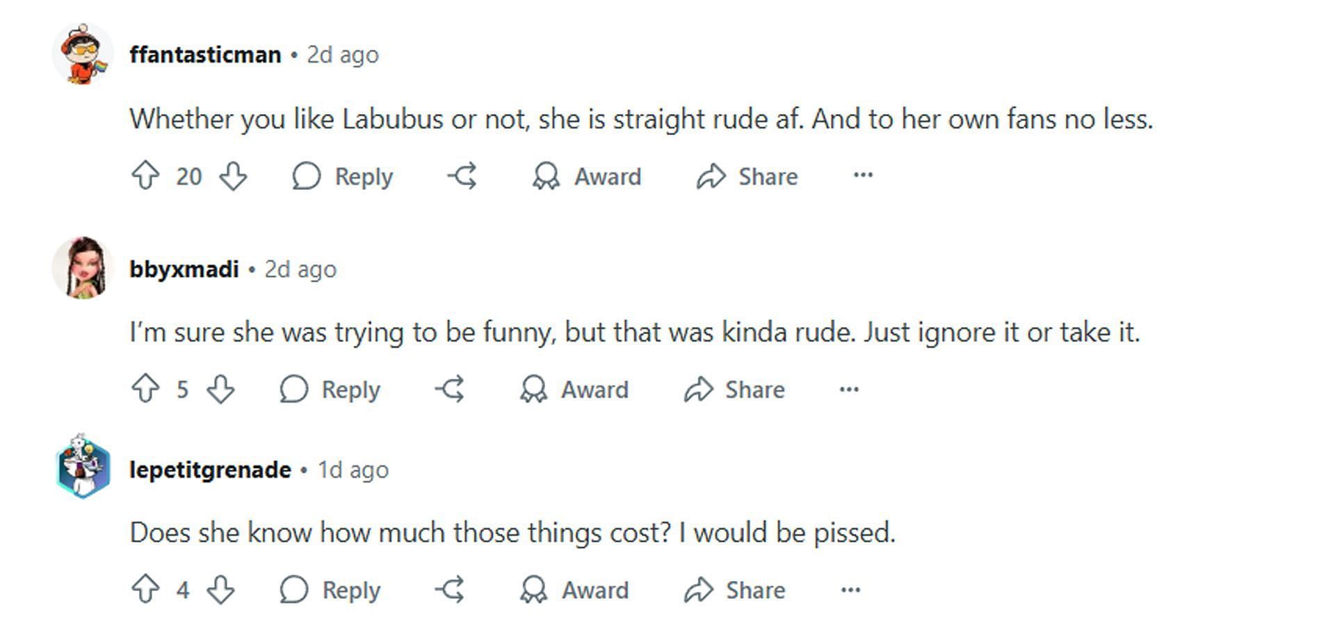 Comments reacting to the news (Image via Reddit/ u/parishiltonsfemur)